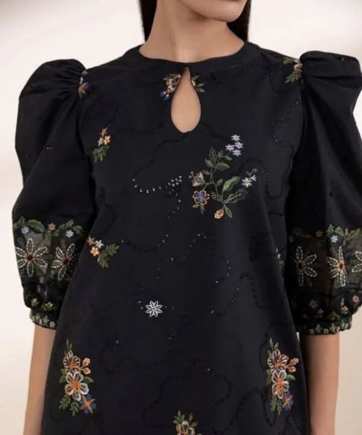 Lawn-3PC Embroidered Shirt with Digital Printed Jacquard Dupatta- 1283