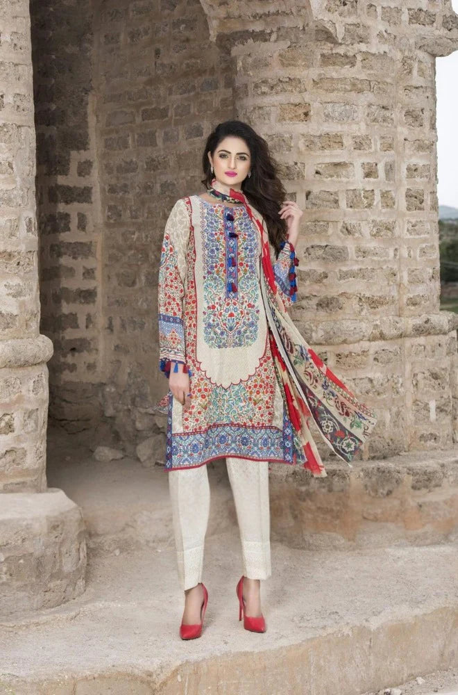 Firdous D-802 Printed three piece (Copy)